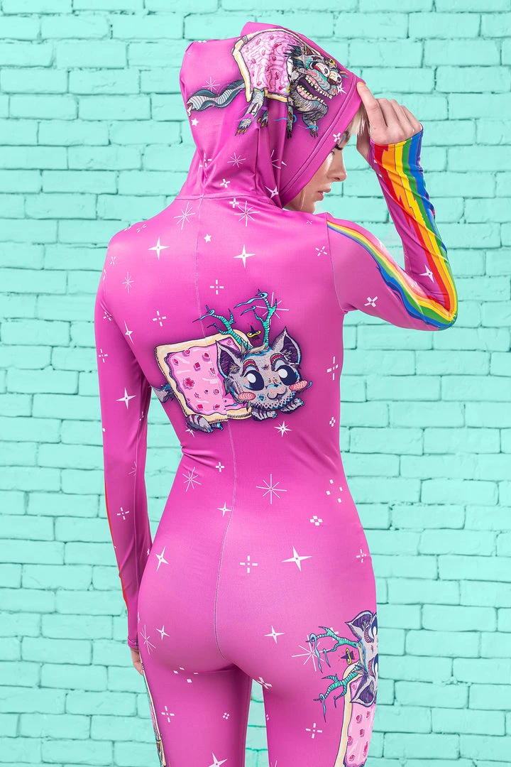 BADINKA Schizo Cat Fit Onesie (Pink) Fit-Onesies 8 BADINKA Schizo Cat Fit Onesie (Pink) Fit-Onesies