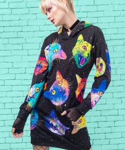 BADINKA Cosmic Kitties Hoodie Hoodies 14 BADINKA Cosmic Kitties Hoodie Hoodies