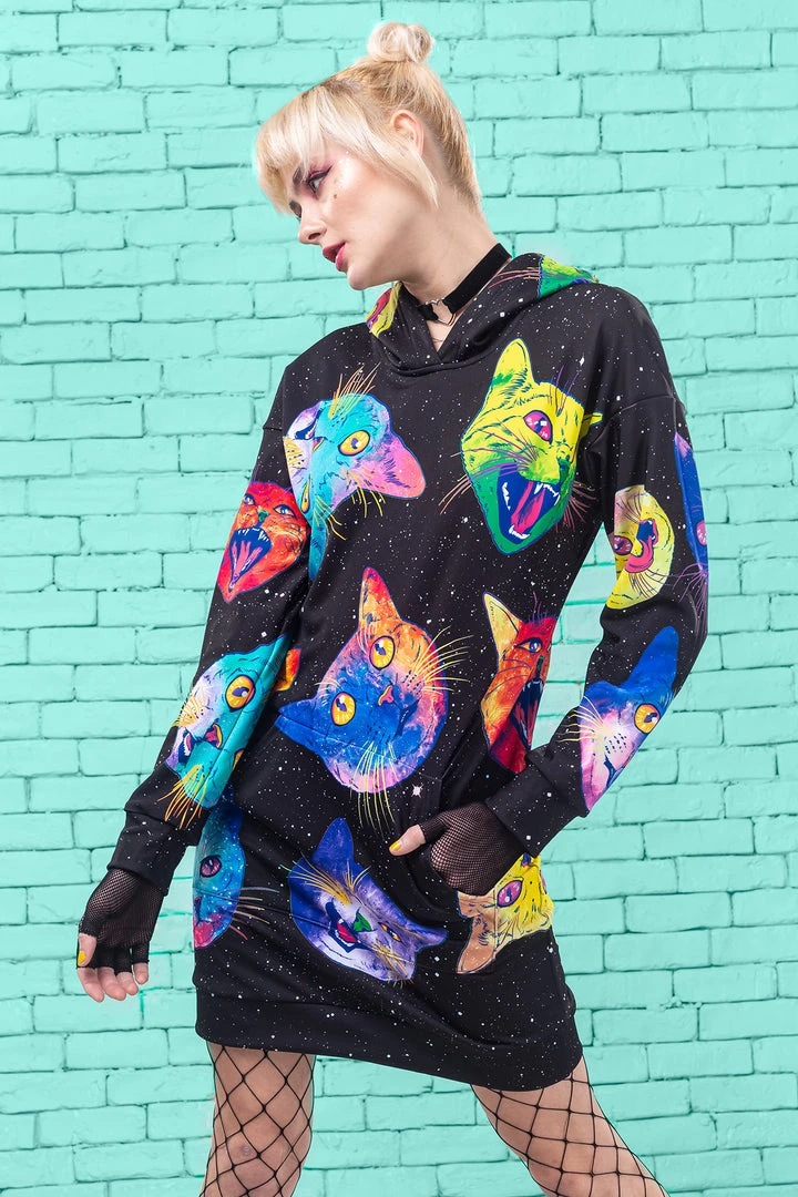 BADINKA Cosmic Kitties Hoodie Hoodies 8 BADINKA Cosmic Kitties Hoodie Hoodies