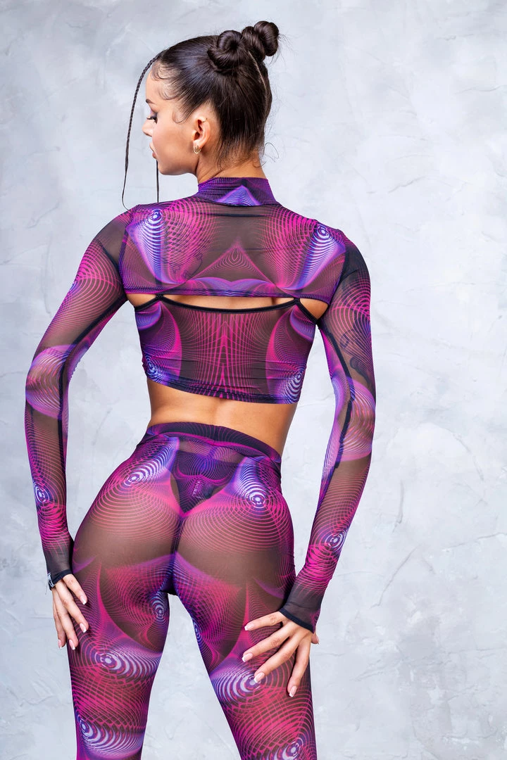 BADINKA Fluctuation Mesh 2 Piece Shrug Top 8 BADINKA Fluctuation Mesh 2 Piece Shrug Top