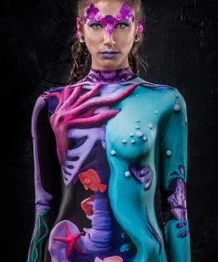 BADINKA Full Bodysuits Sea Serpent Mermaid Costume