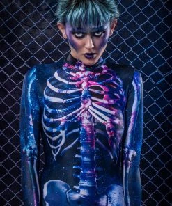 BADINKA Full Bodysuits Nebula Skeleton Costume