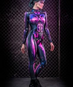 BADINKA Cyberware Android Magenta Costume RAVE GEAR 9 BADINKA Cyberware Android Magenta Costume RAVE GEAR