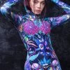 BADINKA RAVE GEAR Psy Flora Fit Onesie 1 BADINKA RAVE GEAR Psy Flora Fit Onesie