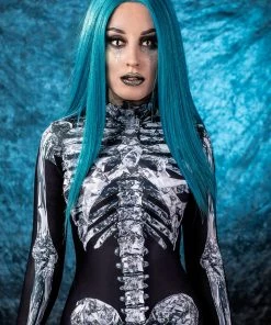 BADINKA Diamond Skeleton Costume Full Bodysuits
