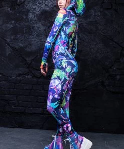 BADINKA RAVE GEAR Psy Flora Fit Onesie 12 BADINKA RAVE GEAR Psy Flora Fit Onesie