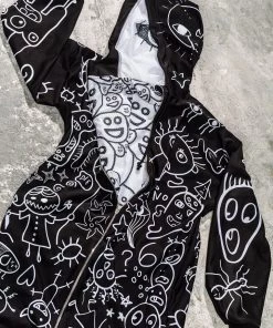 BADINKA Ugley Dark Zippy Hoodie Hoodies