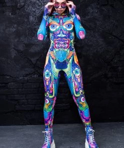 BADINKA RAVE GEAR Parallel World Fit Onesie