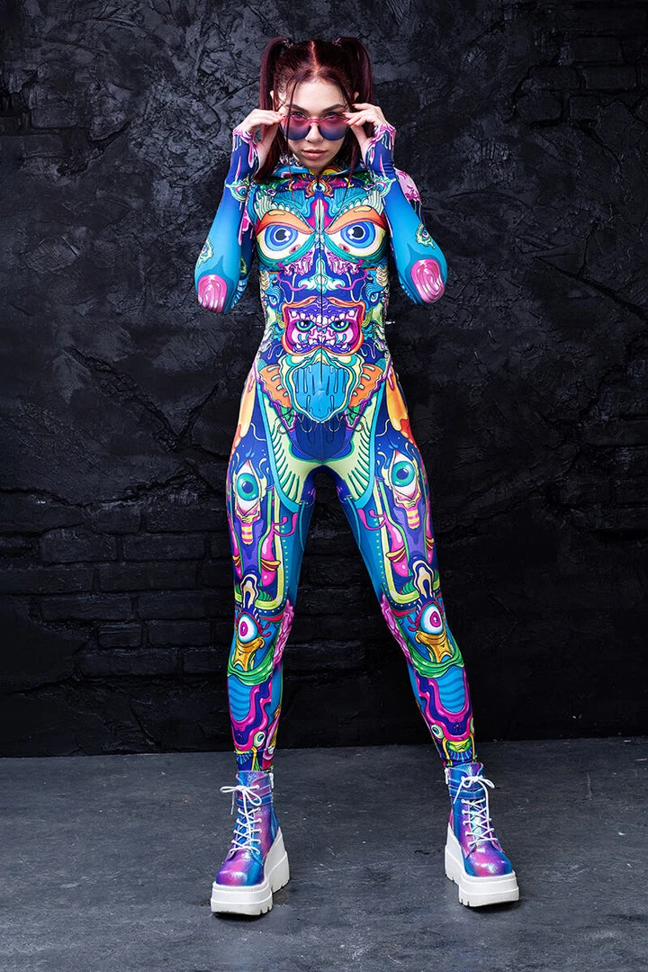 BADINKA RAVE GEAR Parallel World Fit Onesie 4 BADINKA RAVE GEAR Parallel World Fit Onesie