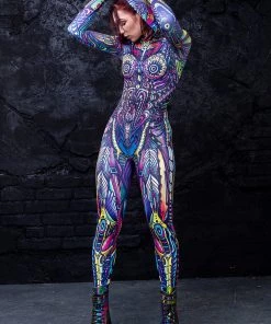 BADINKA RAVE GEAR Psy Tribalism Fit Onesie