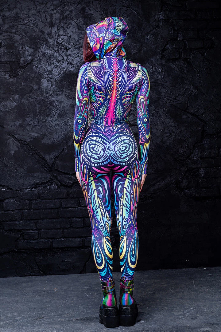 BADINKA RAVE GEAR Psy Tribalism Fit Onesie 7 BADINKA RAVE GEAR Psy Tribalism Fit Onesie