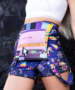 BADINKA Kawaii Pixels Shorts Dungaree