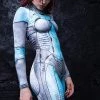 BADINKA RAVE GEAR Cyan Bot Costume 2 BADINKA RAVE GEAR Cyan Bot Costume