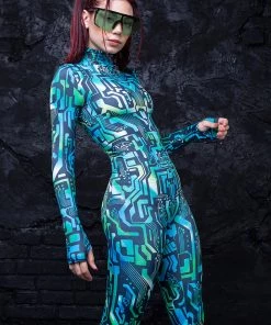 BADINKA Short Circuit Costume RAVE GEAR