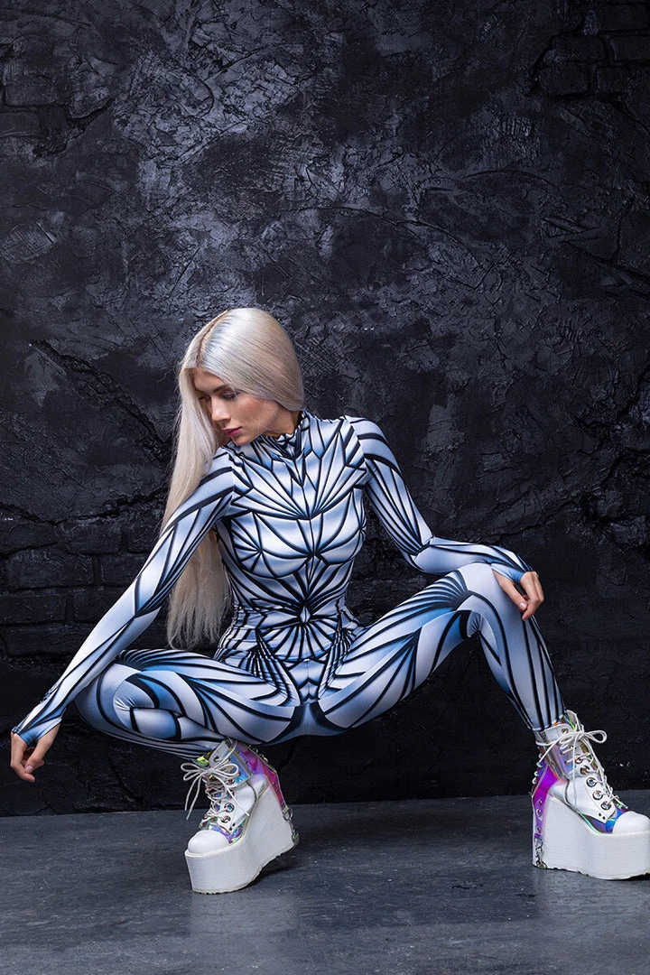 BADINKA Crystal Damage Costume RAVE GEAR 7 BADINKA Crystal Damage Costume RAVE GEAR