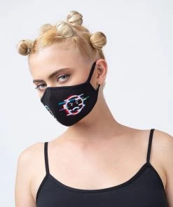 BADINKA Face Masks Glitch Face Mask