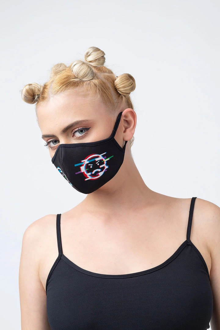 BADINKA Face Masks Glitch Face Mask 4 BADINKA Face Masks Glitch Face Mask