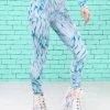 BADINKA Blue Furr Warm Leggings