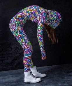 BADINKA Psy Mosaic Fit Onesie Fit-Onesies