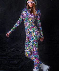 BADINKA Psy Mosaic Fit Onesie Fit-Onesies