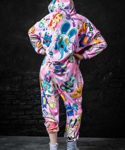 BADINKA Rabbidelic Pink Onesie 10 BADINKA Rabbidelic Pink Onesie