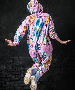 BADINKA Rabbidelic Pink Onesie 9 BADINKA Rabbidelic Pink Onesie