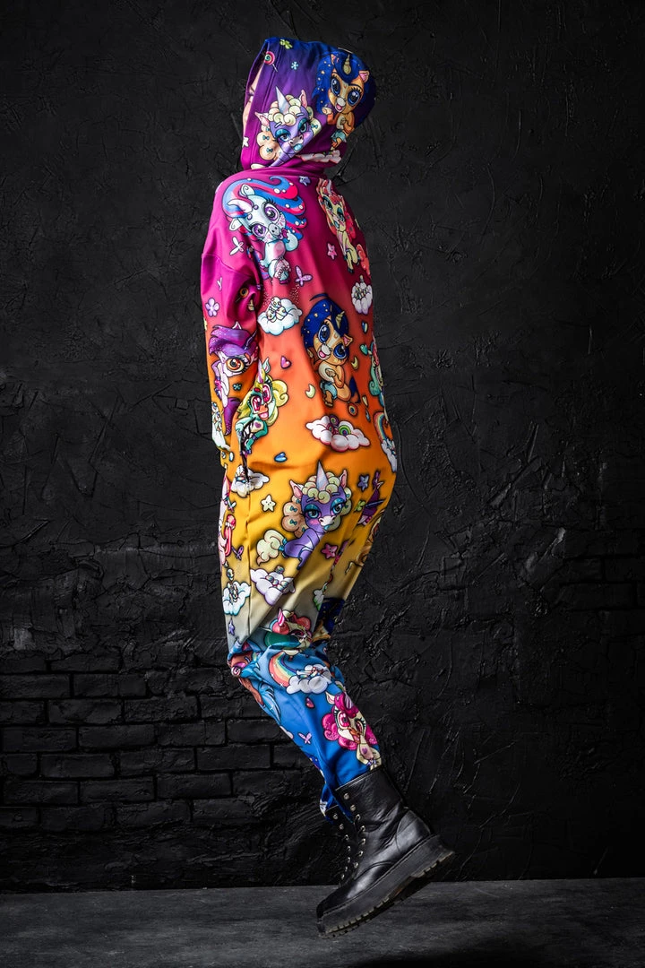 BADINKA Unipopcorn Rainbow Onesie Onesies 4 BADINKA Unipopcorn Rainbow Onesie Onesies