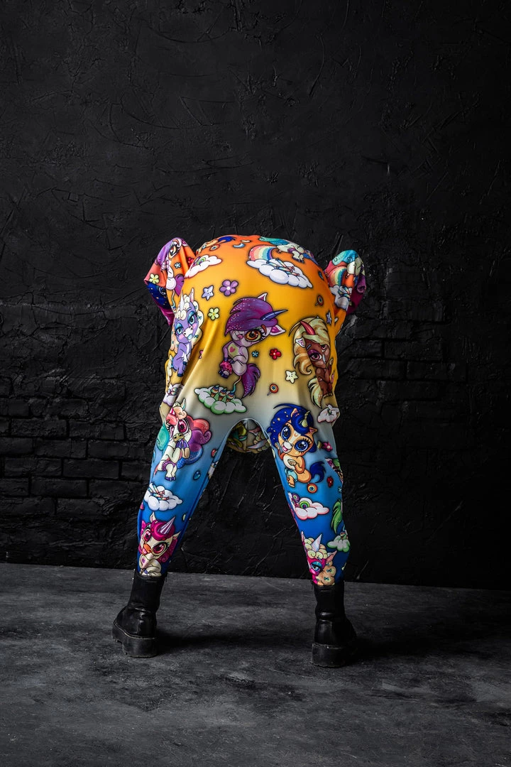 BADINKA Unipopcorn Rainbow Onesie Onesies 5 BADINKA Unipopcorn Rainbow Onesie Onesies