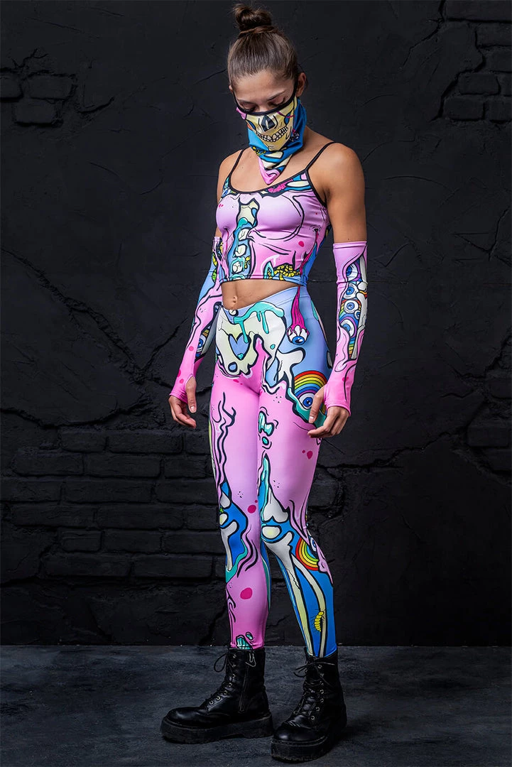 BADINKA Kawaii Pop Art Bandana Set RAVE GEAR 4 BADINKA Kawaii Pop Art Bandana Set RAVE GEAR