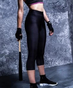 BADINKA Black Capri Leggings