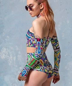 BADINKA Psy Mosaic Shorts 7 BADINKA Psy Mosaic Shorts