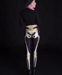 BADINKA Graveyard Skeleton Leggings 9 BADINKA Graveyard Skeleton Leggings