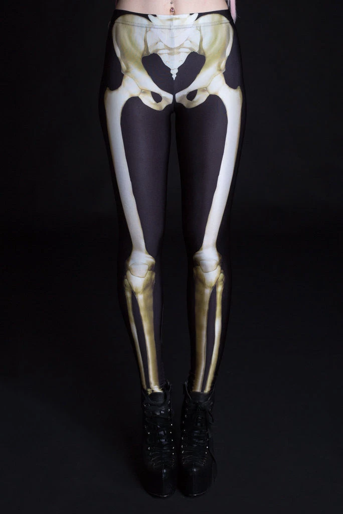 BADINKA Graveyard Skeleton Leggings 3 BADINKA Graveyard Skeleton Leggings