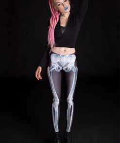 BADINKA X-Ray Skeleton Leggings