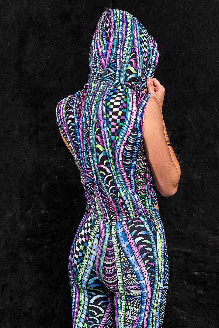 BAD INKA Tops Psy Knots Hooded Top 4 BAD INKA Tops Psy Knots Hooded Top