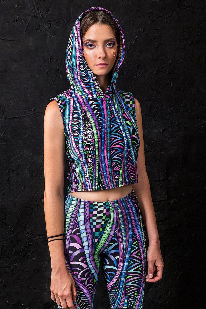 BAD INKA Tops Psy Knots Hooded Top 3 BAD INKA Tops Psy Knots Hooded Top