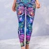 BAD INKA Blue Fractalz Leggings