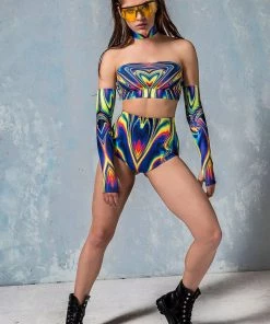 BADINKA Jaded Liquid Tube Set Shorts 8 BADINKA Jaded Liquid Tube Set Shorts