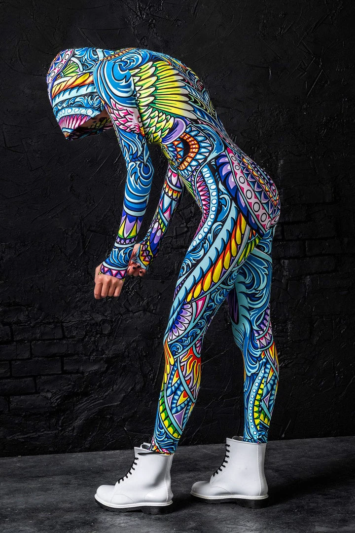 BADINKA Cyan Birdy Fit Onesie 7 BADINKA Cyan Birdy Fit Onesie