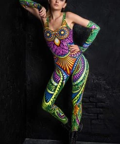 BADINKA Psy Birdy Catsuit RAVE GEAR