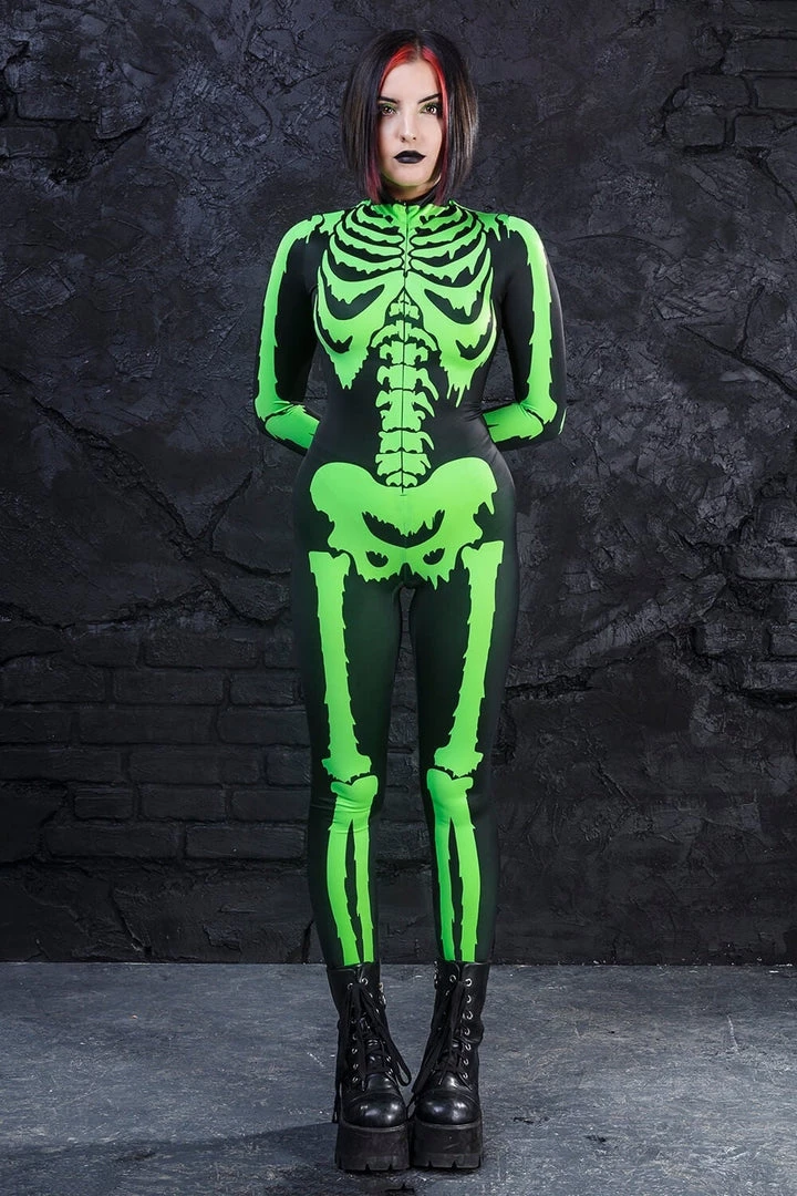 BADINKA Acid Neon Skeleton Costume 3 BADINKA Acid Neon Skeleton Costume