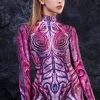 BADINKA Full Bodysuits Odyssey Magenta Costume