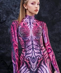 BADINKA Full Bodysuits Odyssey Magenta Costume