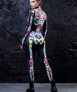 BADINKA Full Bodysuits Bohemian Skeleton Costume 9 BADINKA Full Bodysuits Bohemian Skeleton Costume