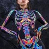 BADINKA Rainbow Skeleton Costume Full Bodysuits 1 BADINKA Rainbow Skeleton Costume Full Bodysuits
