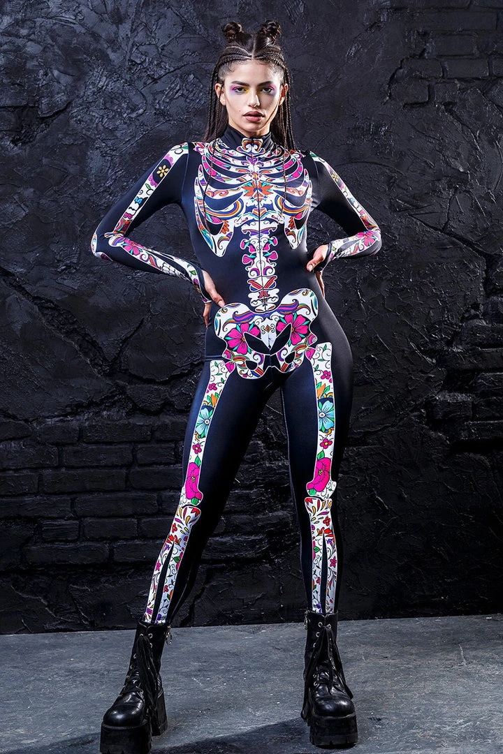 BADINKA Full Bodysuits Bohemian Skeleton Costume 5 BADINKA Full Bodysuits Bohemian Skeleton Costume