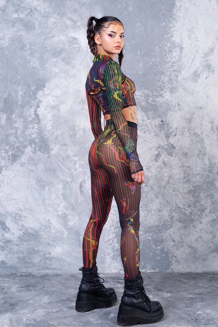 BADINKA NEW Simulation Mesh Leggings 6 BADINKA NEW Simulation Mesh Leggings