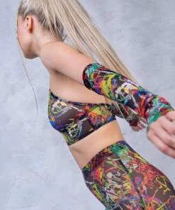 BADINKA Splash Halter Criss Cross Mesh Top NEW