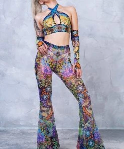BADINKA Delirium Bell Bottom Mesh Pants 8 BADINKA Delirium Bell Bottom Mesh Pants