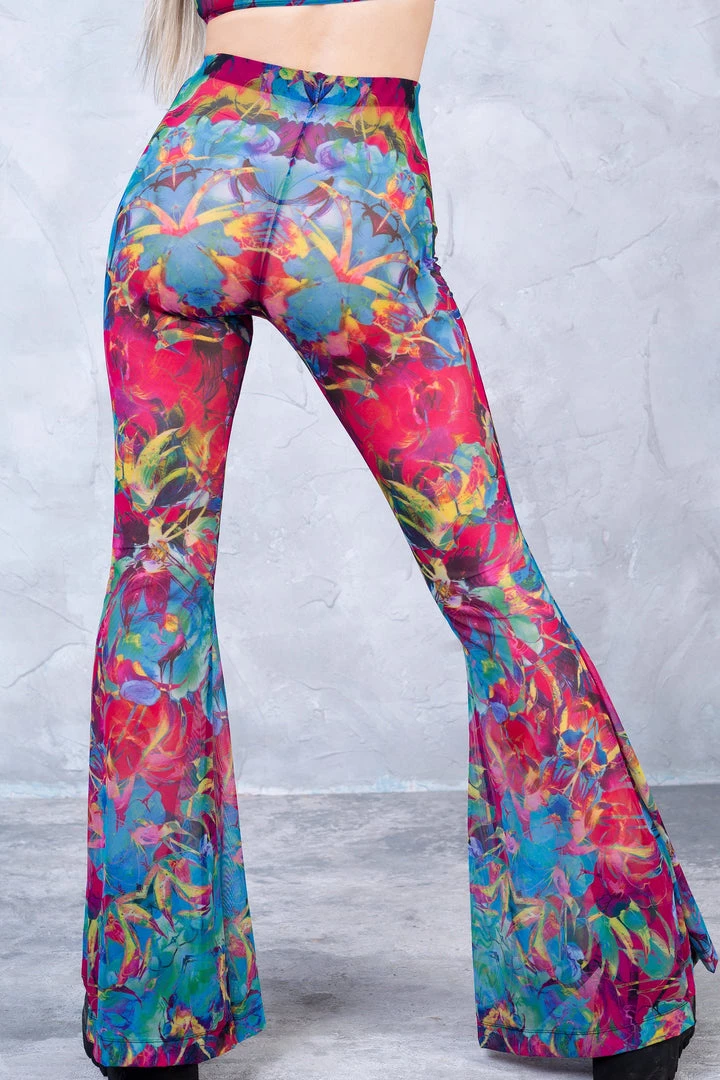 BADINKA Amayah Bell Bottom Mesh Pants 5 BADINKA Amayah Bell Bottom Mesh Pants